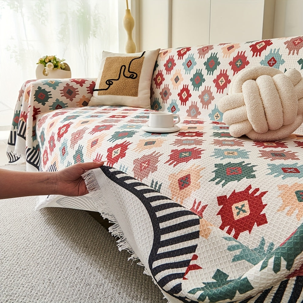 Norvo | Nomad Charm Geometrisk Sofa Teppet Dekke