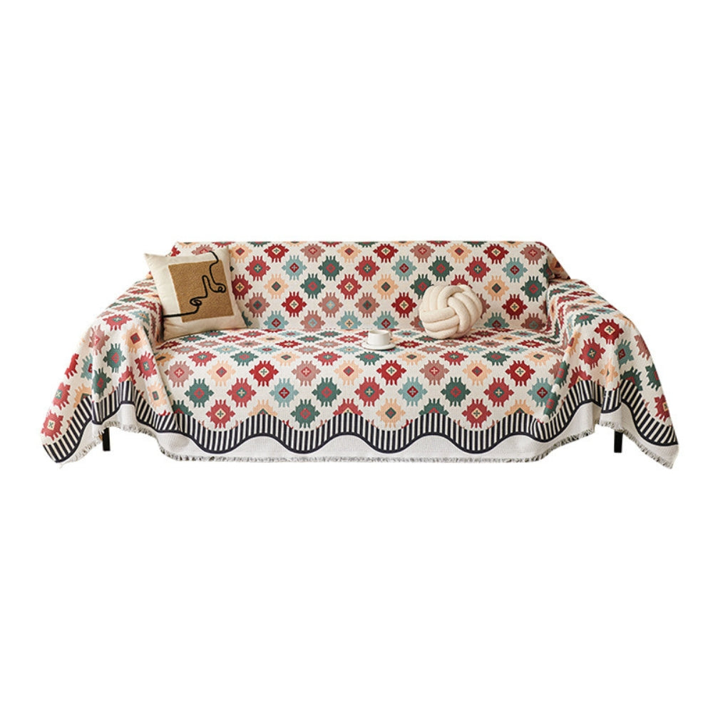 Norvo | Nomad Charm Geometrisk Sofa Teppet Dekke