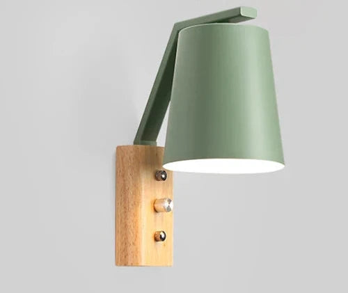 Norvo | Moderne LED vegglampe i tre – Elegant vegglampe for stue og soverom
