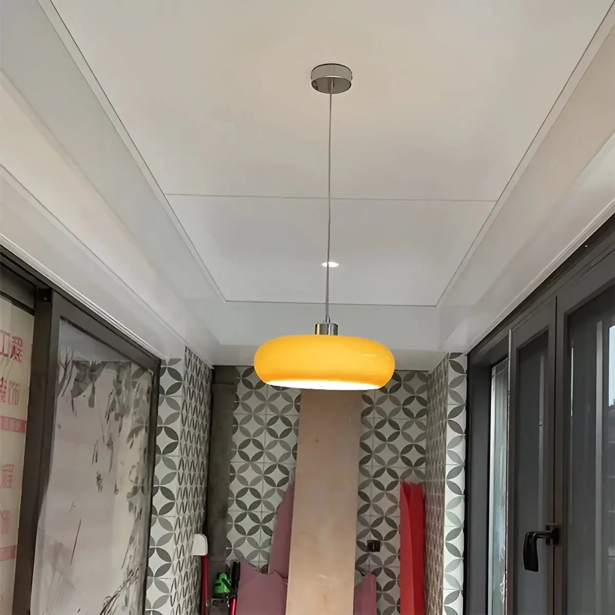 GlassGlow Lamp - Retro Scandinavian Glass LED Wall Lamp