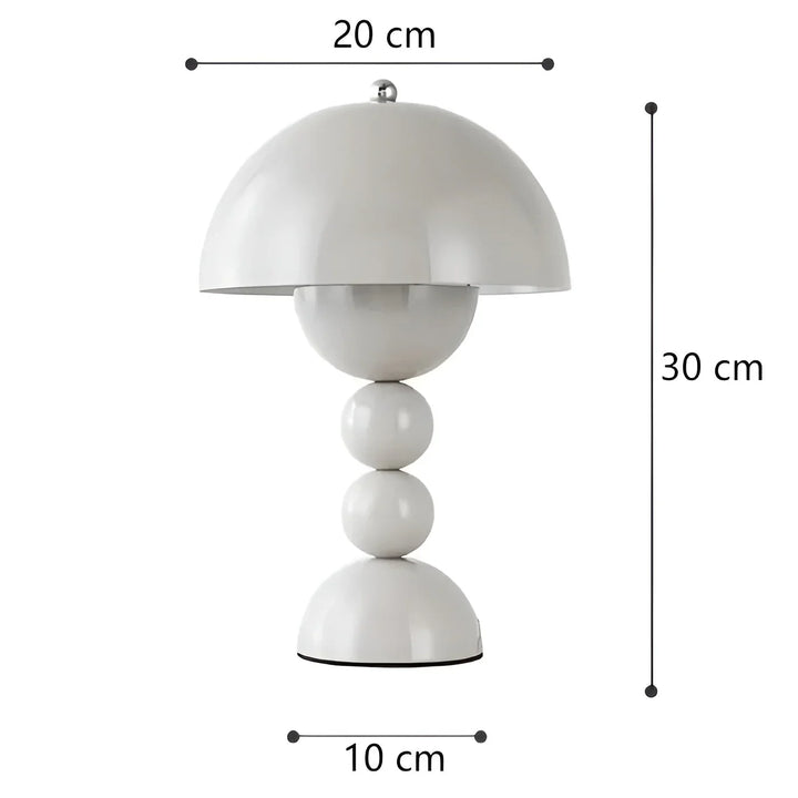 Norvo | Moderne Bordlampe i Skandinavisk Design med Gull Detaljer