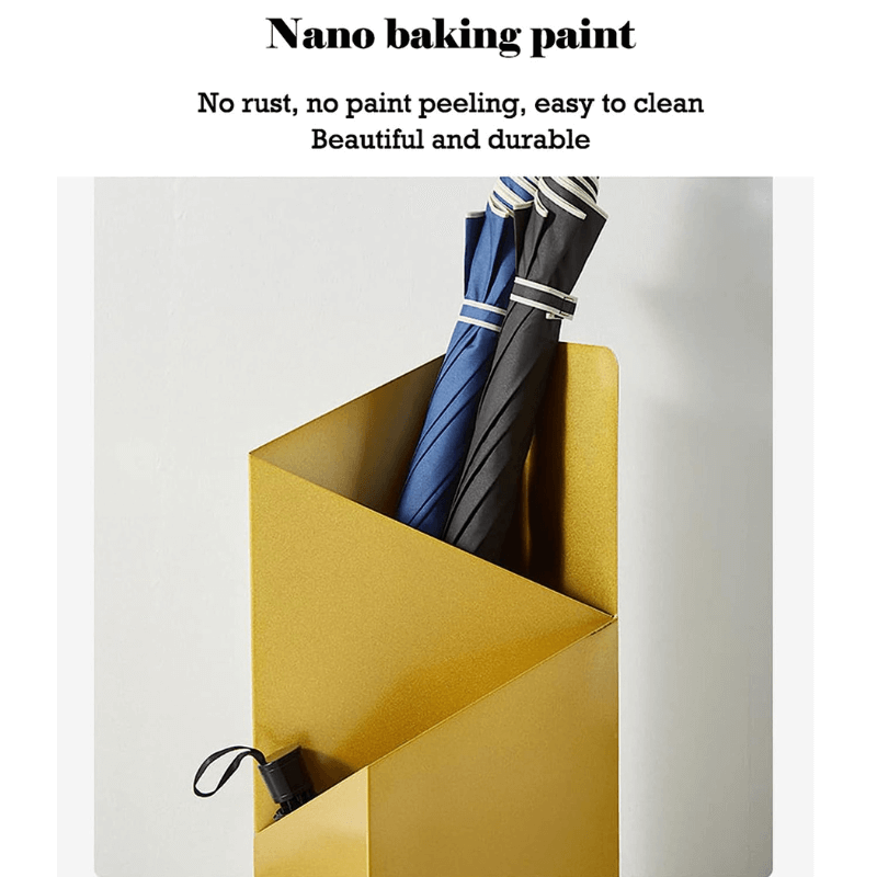 Norvo | DripFrame Paraplystativ med Dryppbrett – Skandinavisk Minimalistisk Metall Paraplyholder