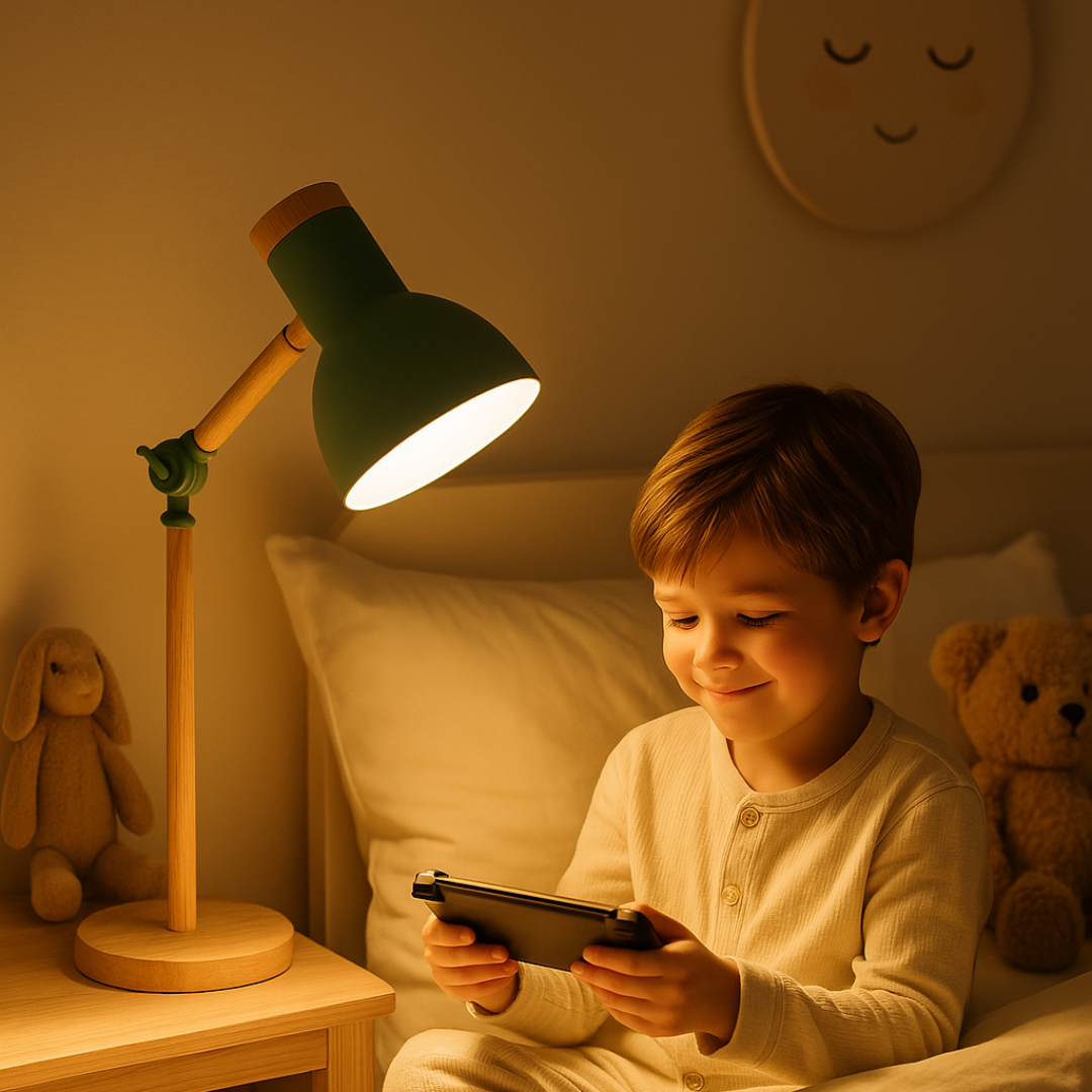 Norvo | Bordlampe med trefinish i nordisk stil