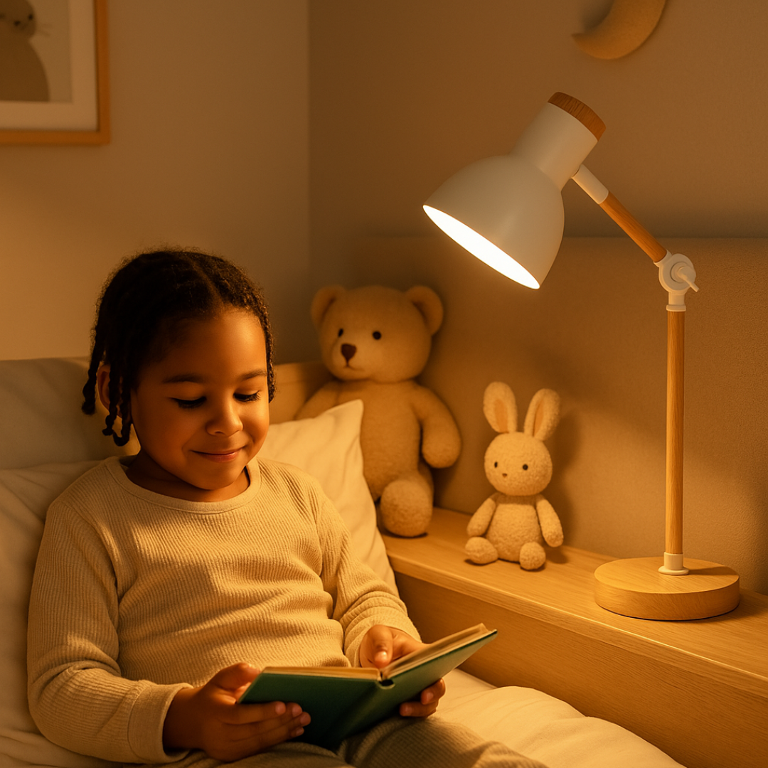 Norvo | Bordlampe med trefinish i nordisk stil