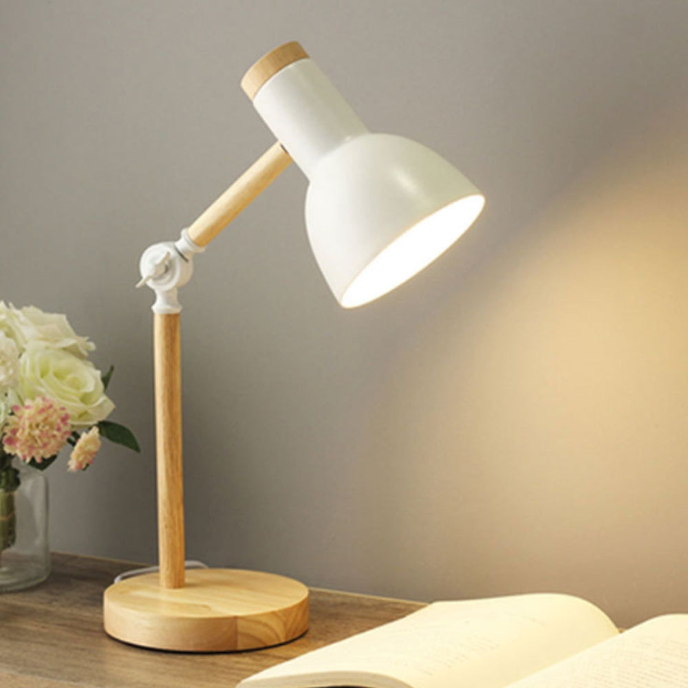 Norvo | Nordic Iron Wood LED Bord Lampe