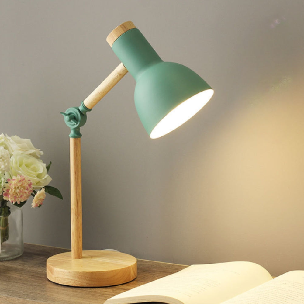 Norvo | Nordic Iron Wood LED Bord Lampe