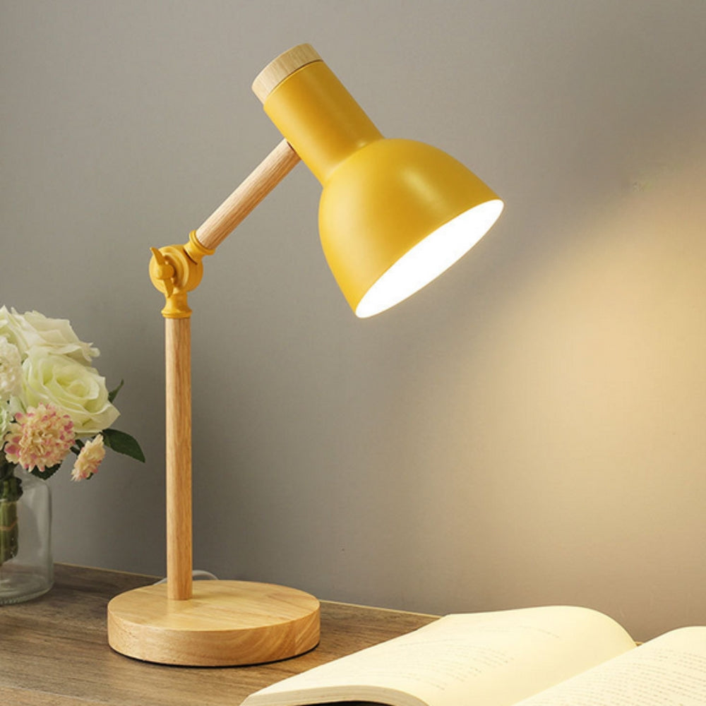 Norvo | Nordic Iron Wood LED Bord Lampe