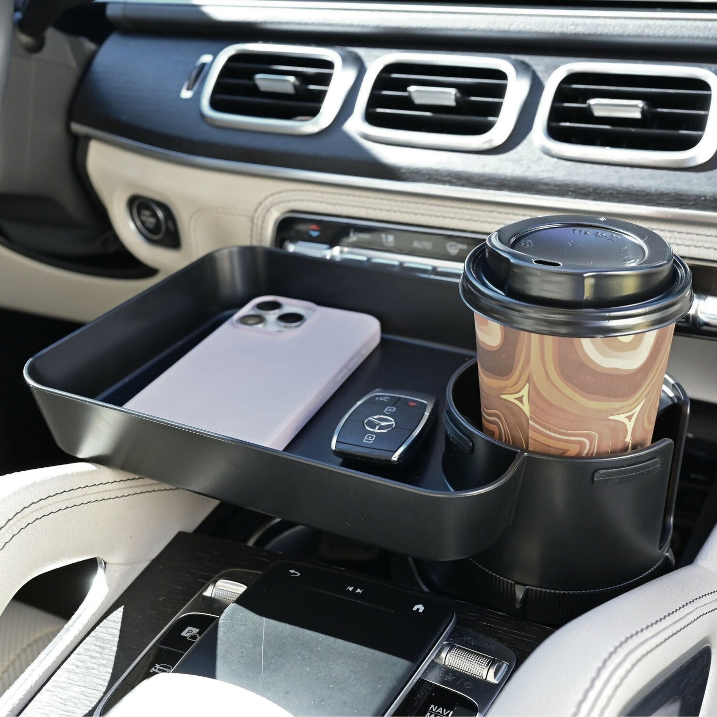 Norvo | Ergonomisk Non-Slip Nettbrettholder Barn Justerbart Bilsetebrett