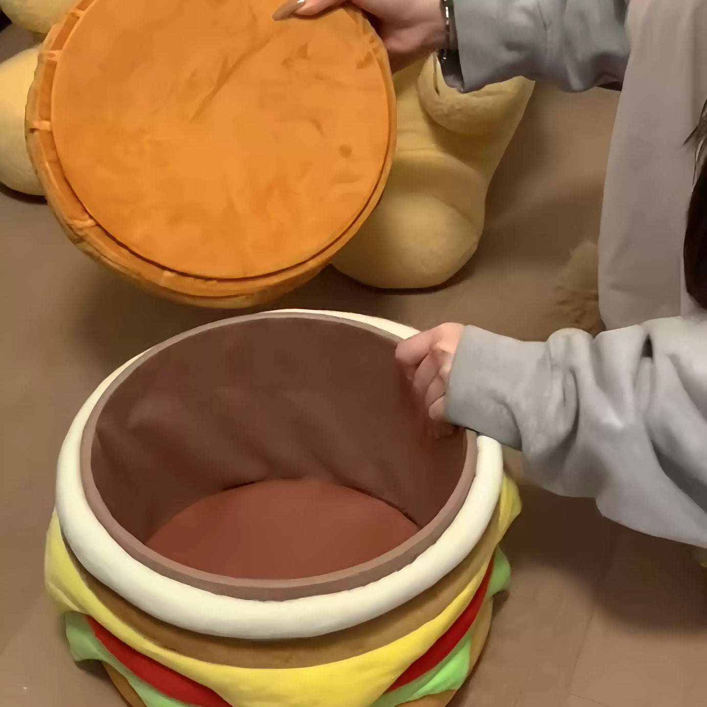 Norvo | Hamburger Ottoman Plass Organiser Stol