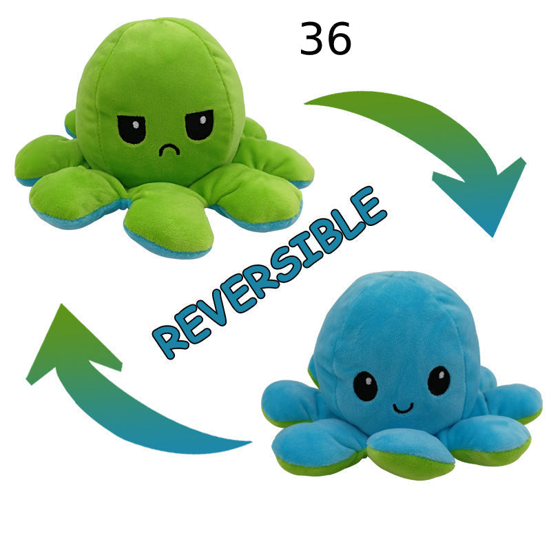 Norvo | Den originale reversible Octopus Plushie | Patentert design