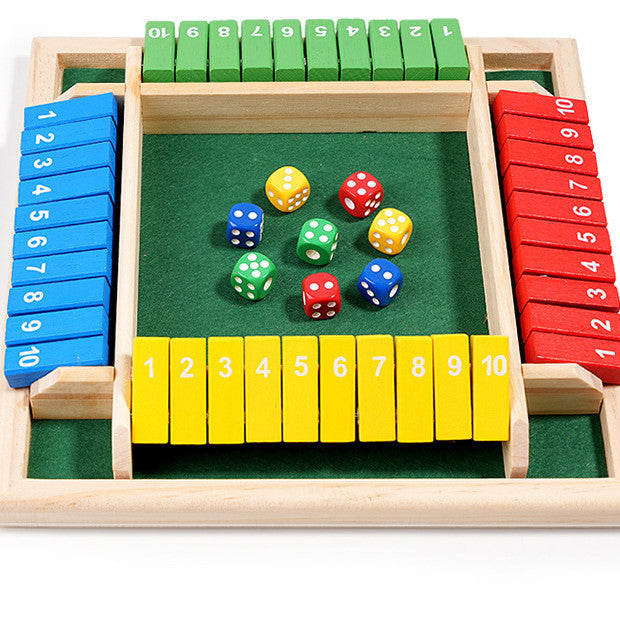 Norvo | Shut The Box Spill - Morsomt Bordmatspill for Voksne & Barn