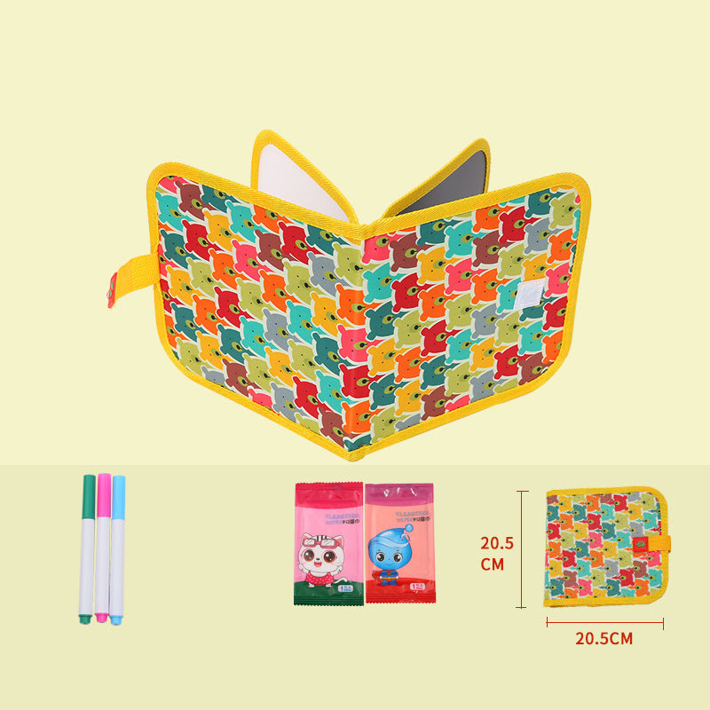 Norvo | Bærbar Gjenbrukbar Fargebok for Barn