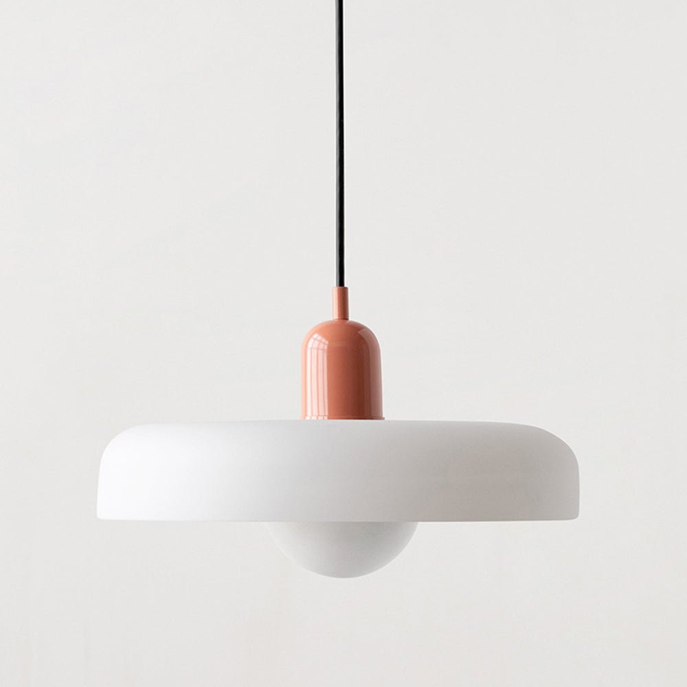 Norvo | Bauhaus Farget Glasspendellampe for Moderne Interiører