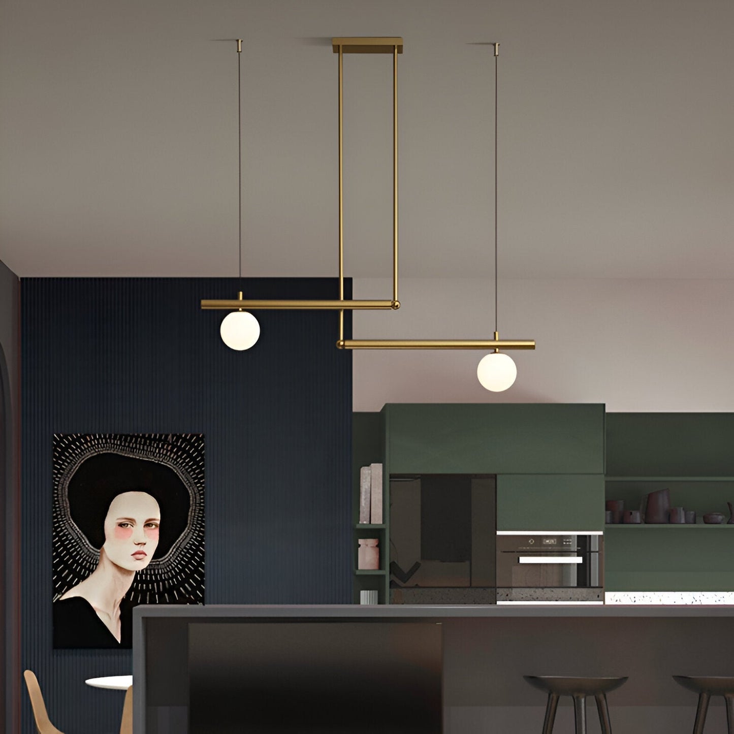 Norvo |Nordisk Glass Linear Luksus Pendellampe