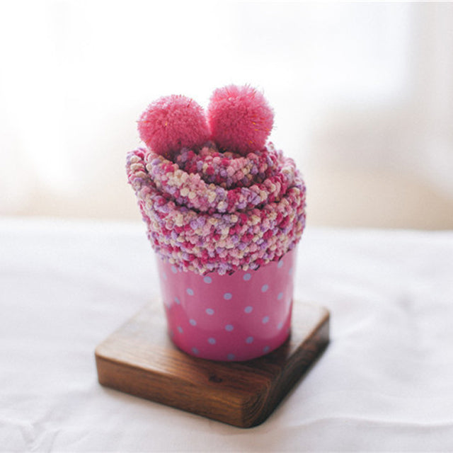 Norvo | Komfortabel Gave Pom Pom Cupcake Sokker