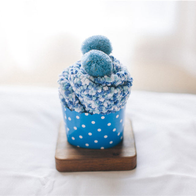 Norvo | Komfortabel Gave Pom Pom Cupcake Sokker