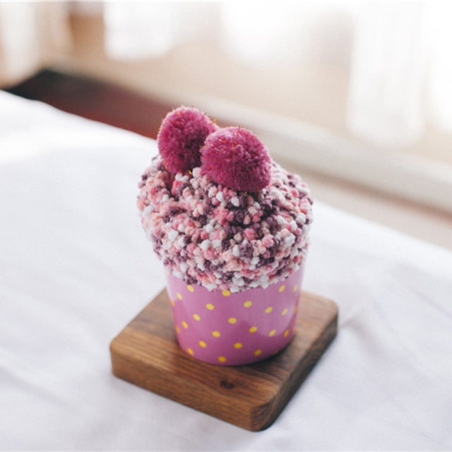 Norvo | Komfortabel Gave Pom Pom Cupcake Sokker