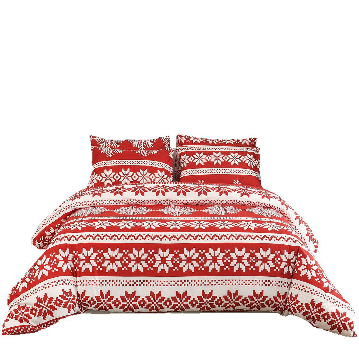 Norvo | Jule Vinter Sovesett Mønster Seng Tre-delt Sett