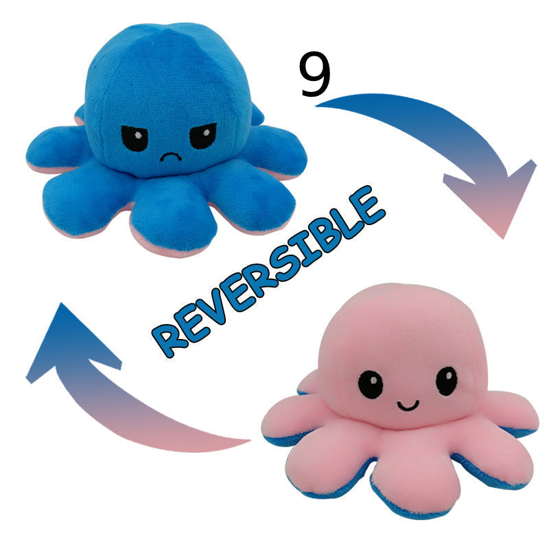 Norvo | Den originale reversible Octopus Plushie | Patentert design