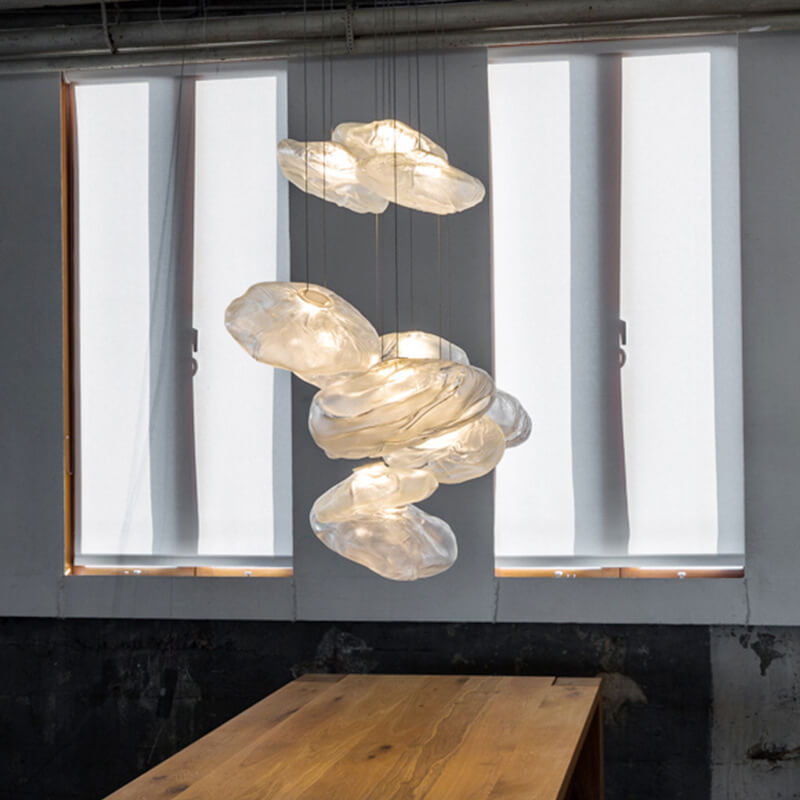 Norvo | CloudNova Glass Pendellampe – Moderne Taklampe med Unikt Sky-Design