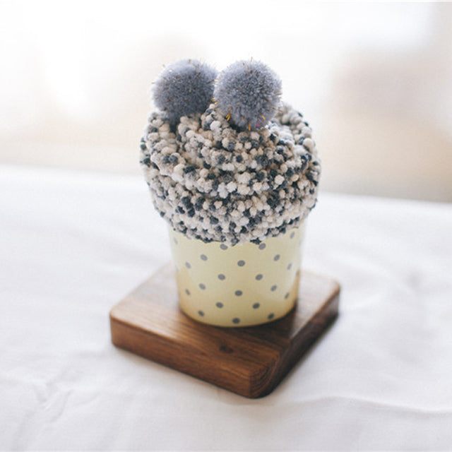 Norvo | Komfortabel Gave Pom Pom Cupcake Sokker