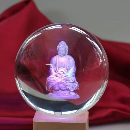 Norvo | Glødende Måne Krystallkule