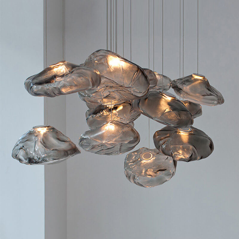 Norvo | CloudNova Glass Pendellampe – Moderne Taklampe med Unikt Sky-Design