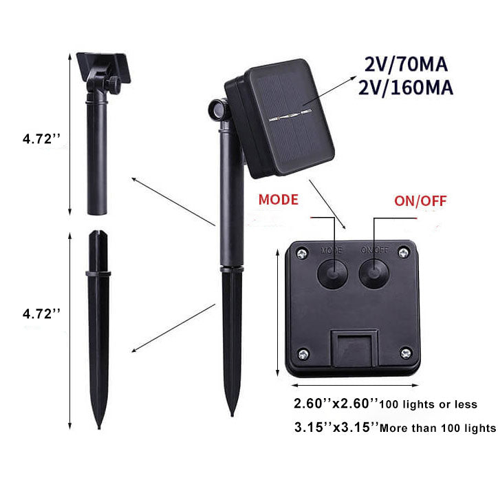 Norvo | Solcelle Lyskilder Marokkansk Ball Fargerik LED Julebelysning Jern Kuler Dekorasjon Utendørs Lyskilder