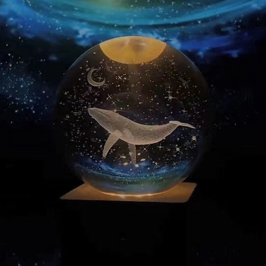 Norvo | Glødende Måne Krystallkule