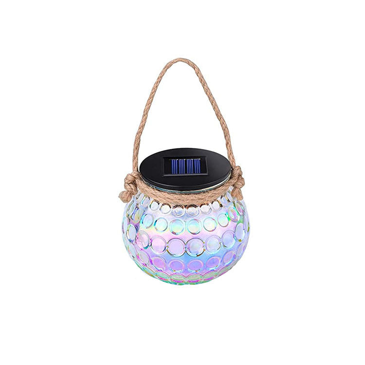 Norvo | Solar Cracked Glass Bottle LED Ute Dekorativ Hengende Lys