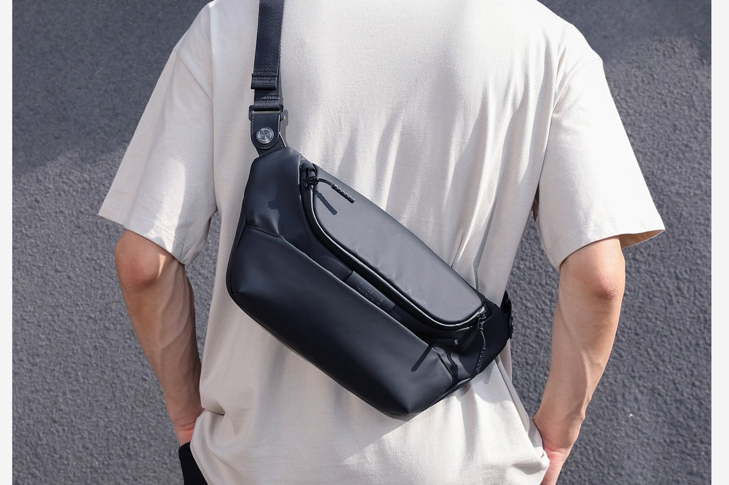 Norvo | Trendy Herre Crossbody Brystveske - Sporty Midjeveske