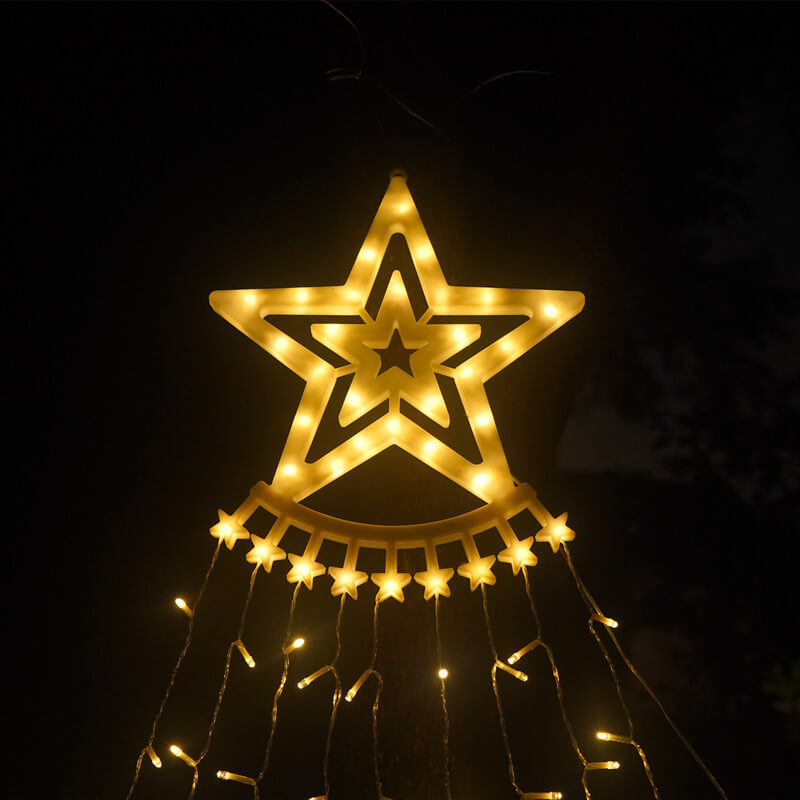 Norvo | Star Waterfall Light Christmas Meteor Lights LED String Lights