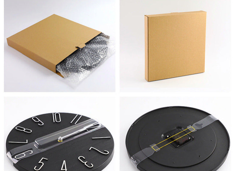 Norvo | Enkel Minimalistisk Veggdekorasjonsklokke