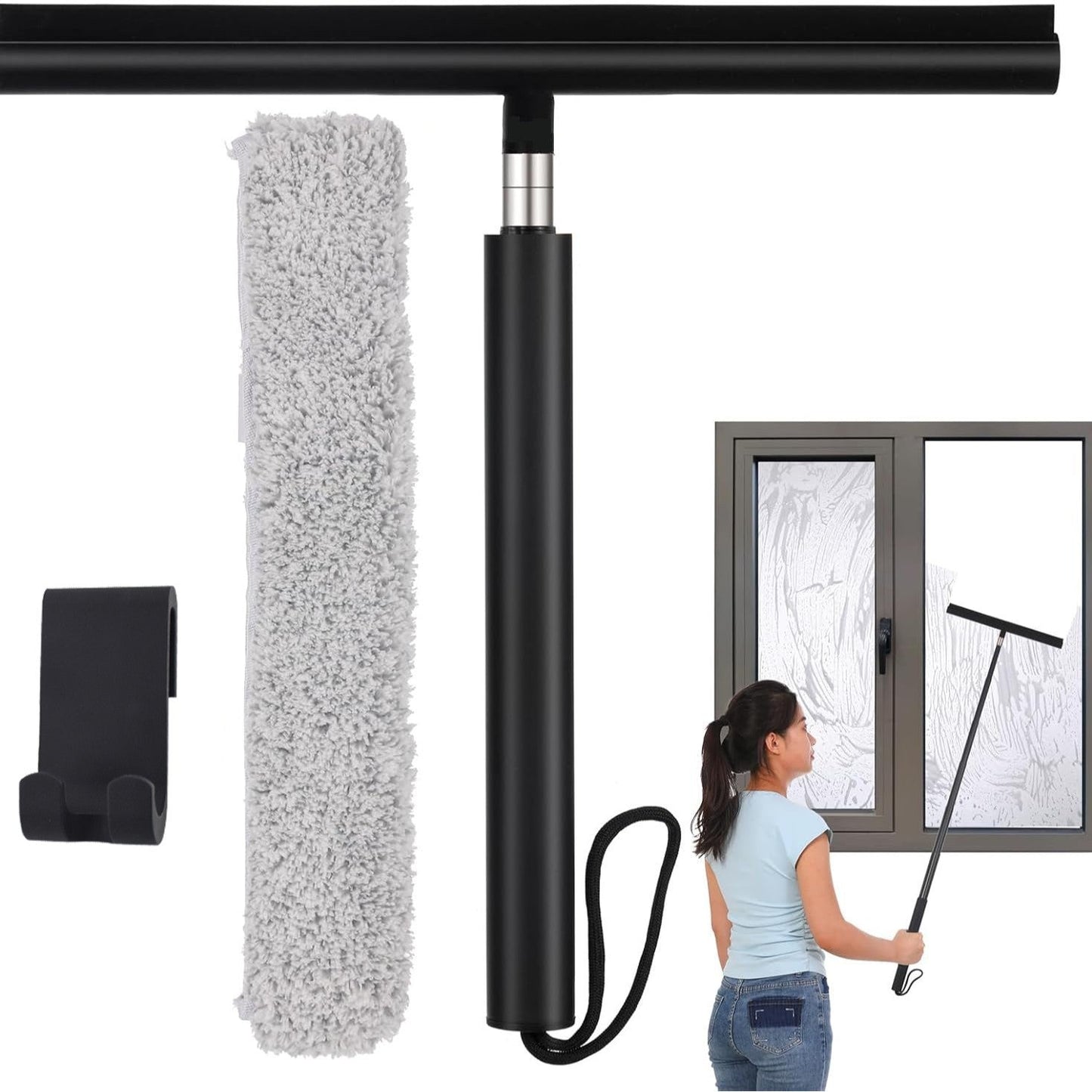 Norvo | GlideMaster - Justerbar Skraber for et Flekkfritt Bad