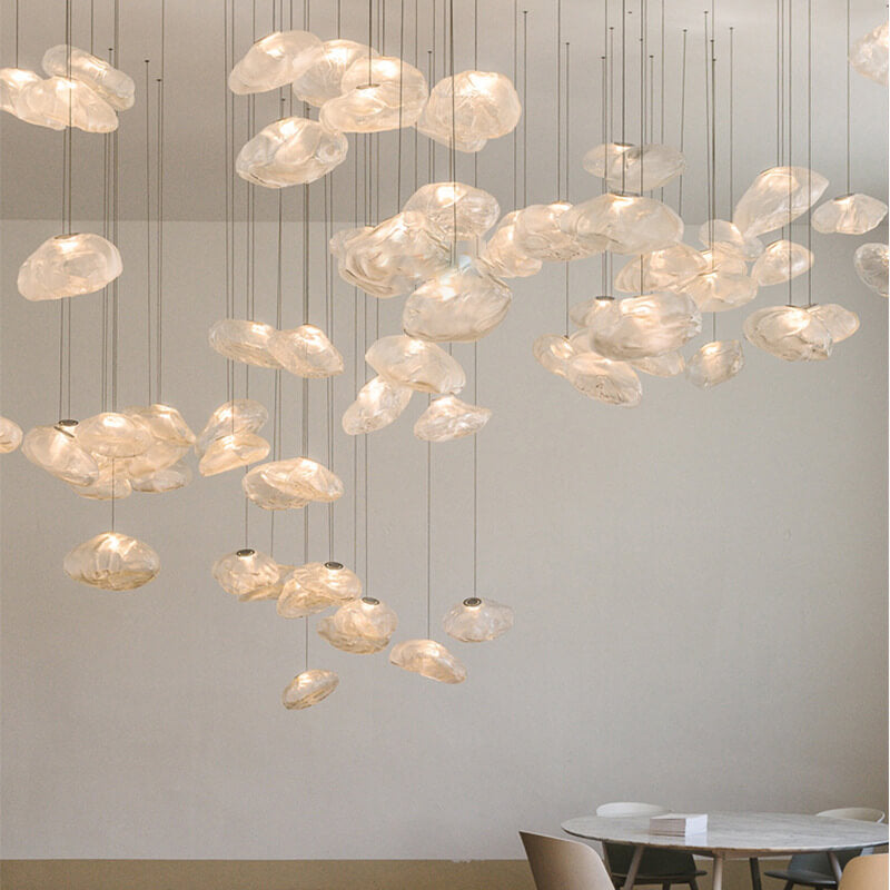 Norvo | CloudNova Glass Pendellampe – Moderne Taklampe med Unikt Sky-Design