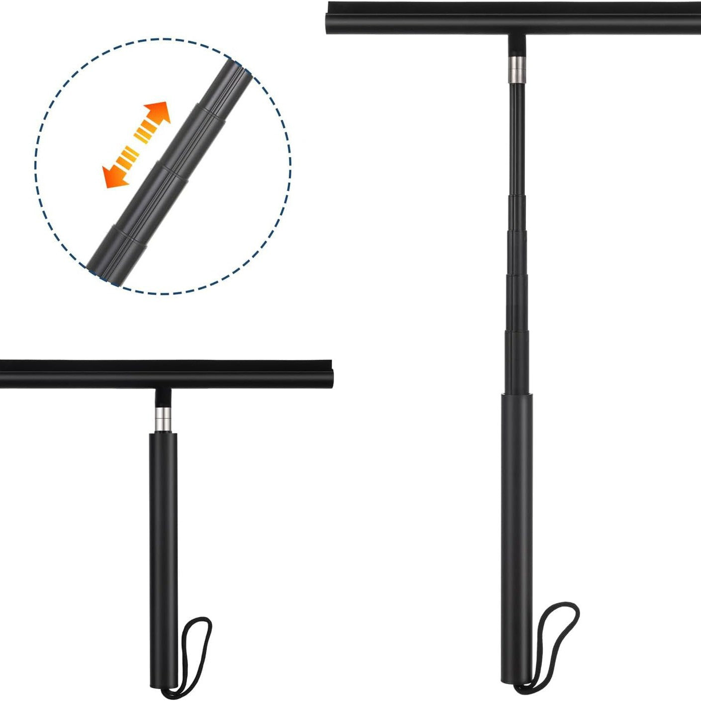 Norvo | GlideMaster - Justerbar Skraber for et Flekkfritt Bad