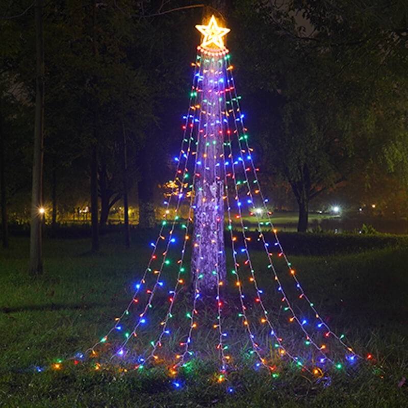Norvo | Star Waterfall Light Christmas Meteor Lights LED String Lights