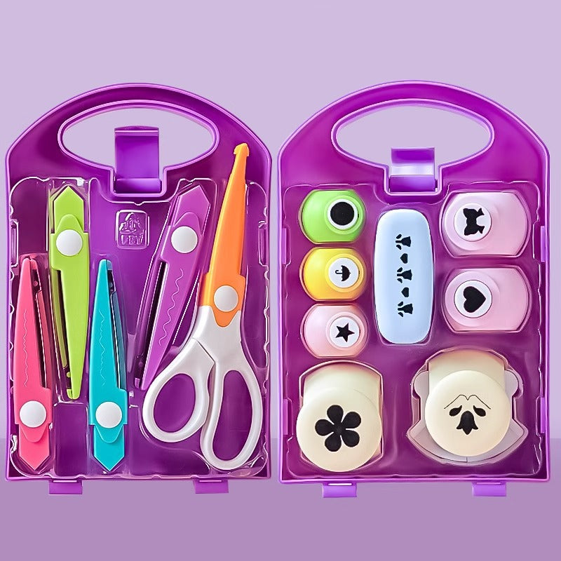 Norvo | Trygg Håndverks Saks og Stanse Sett for Barn