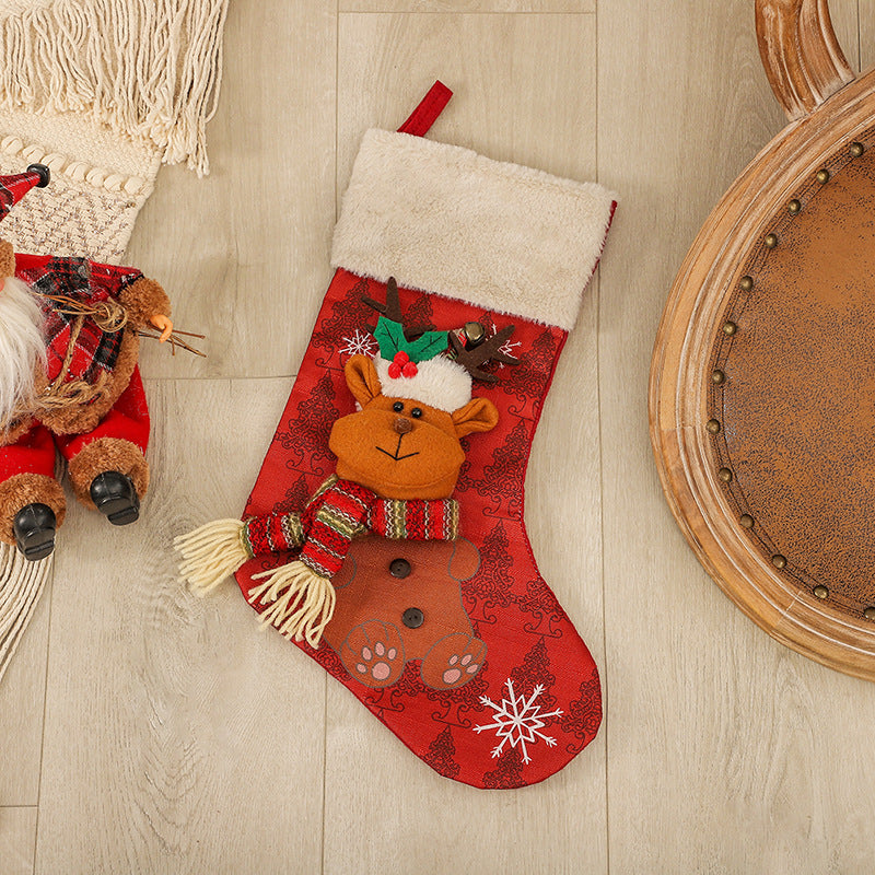 Norvo | Jule Sokker Gavepose Juletre Henging Ornamenter Godtepose