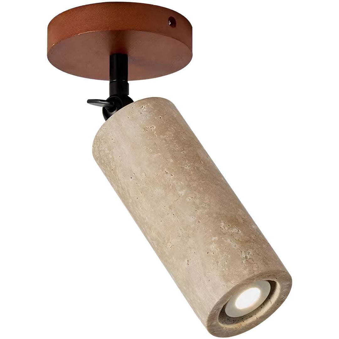 Norvo | Justerbar Travertin Tre LED Vegglampe og Taklampe