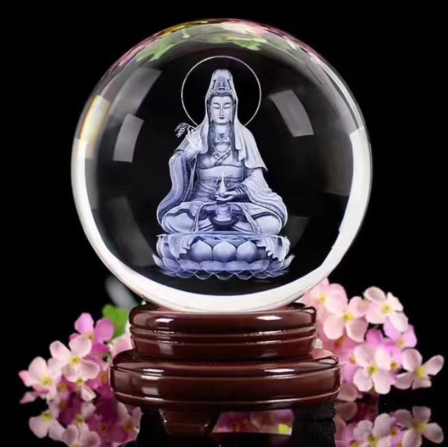 Norvo | Glødende Måne Krystallkule