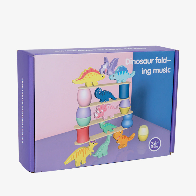 Norvo | Montessori Dinosaur Stacking Game