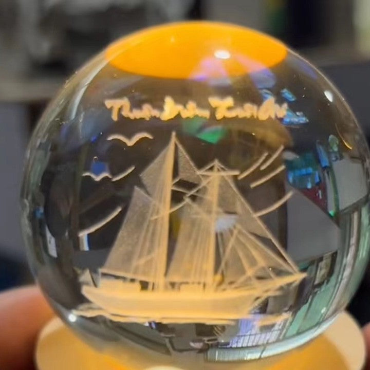 Norvo | Glødende Måne Krystallkule