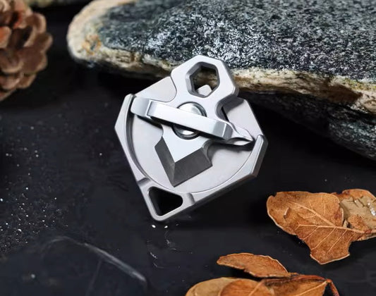 Norvo | Titanium EDC Multi-verktøy - Skrutrekker, Skiftenøkkel, Kul Pendel