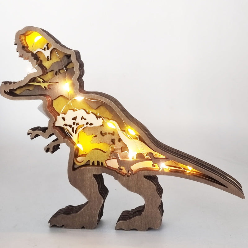 Norvo | 3D Kreativ Tre Dyre Snitting Håndverksgave