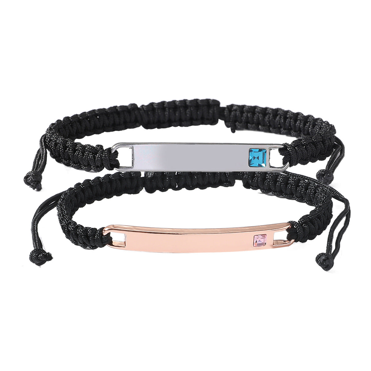 Norvo | Personlig Magnetskapsel Hjerte Kjærlighet Armbåndsett