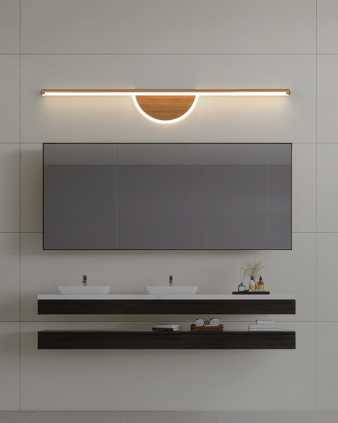 Norvo | Moderne Vegglampe laget av Trebue