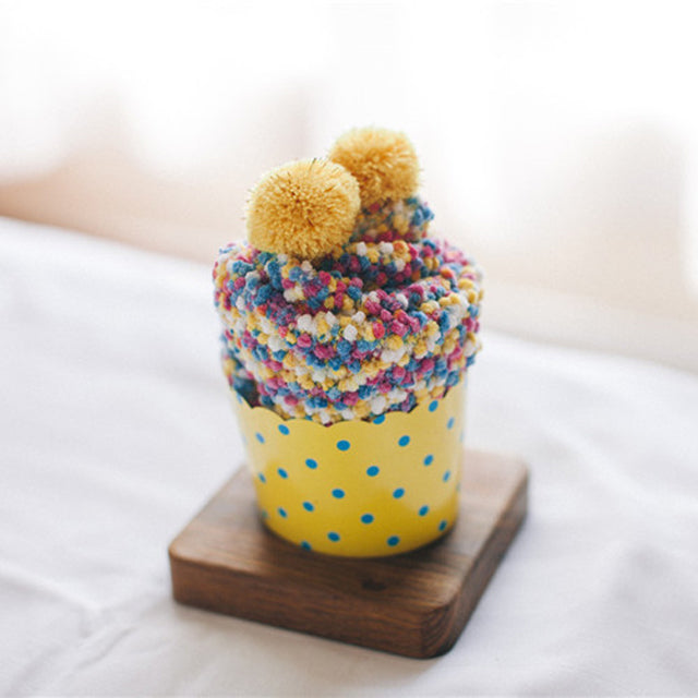 Norvo | Komfortabel Gave Pom Pom Cupcake Sokker