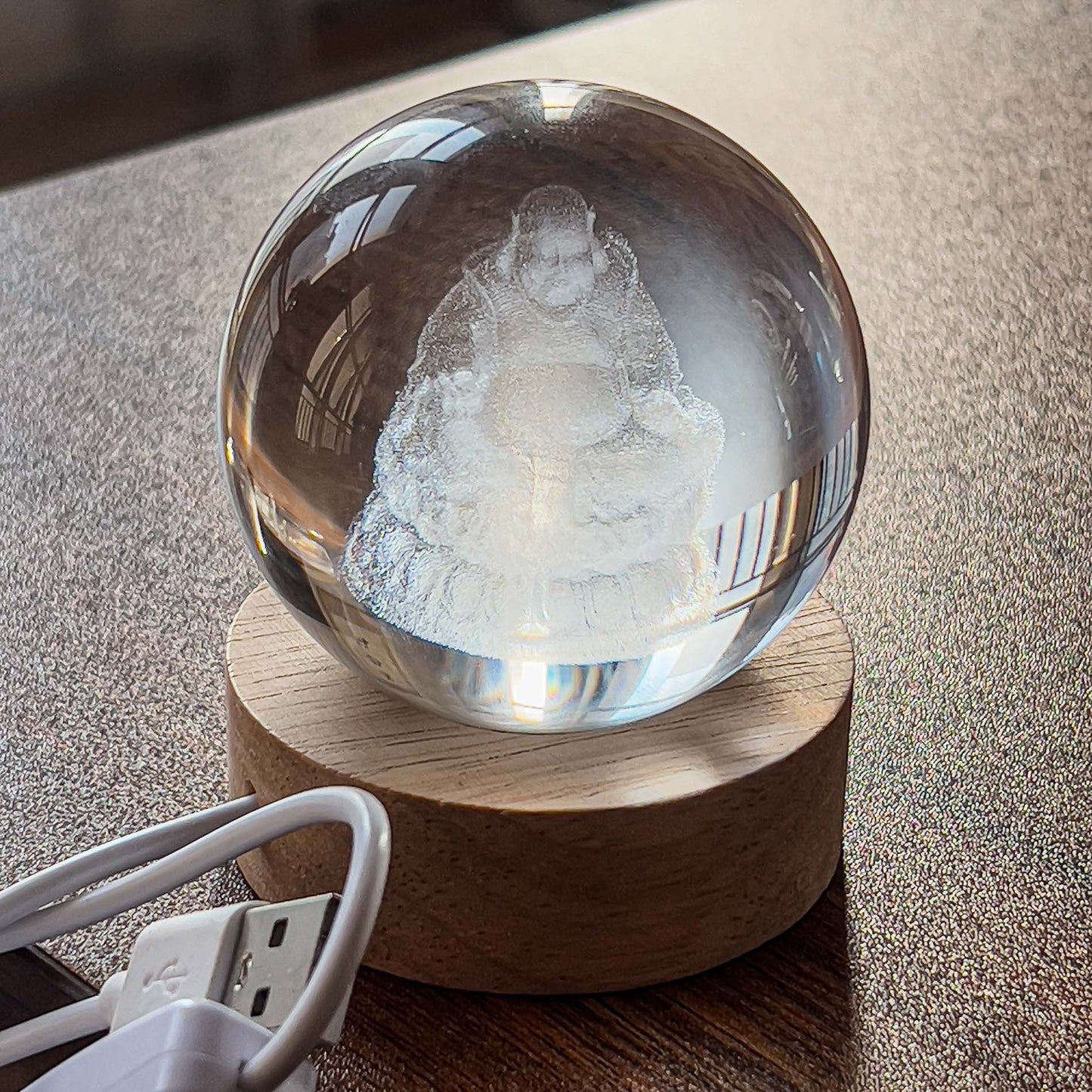 Norvo | Glødende Måne Krystallkule