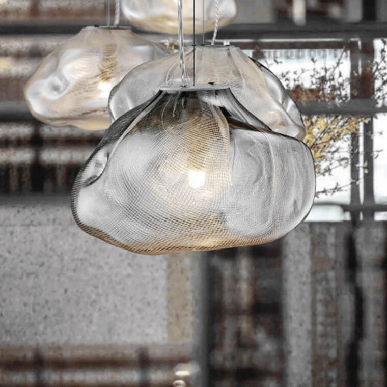 Norvo | CloudNova Glass Pendellampe – Moderne Taklampe med Unikt Sky-Design